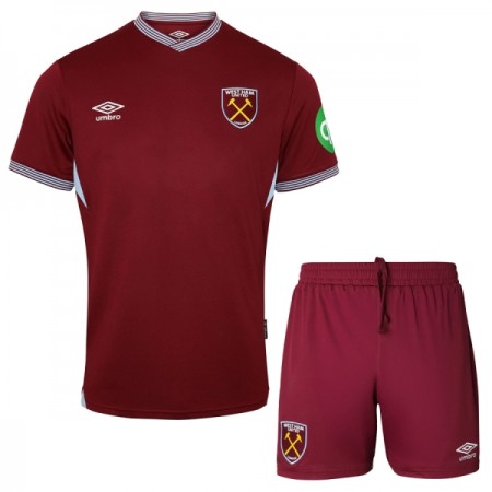 West Ham United Matchtröjor Barn Hemma Fotbollströja 2025-26 West Ham United Matchtröjor Barn Hemma Fotbollströja 2025-26